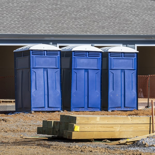 is there a specific order in which to place multiple portable restrooms in Green Forest AR